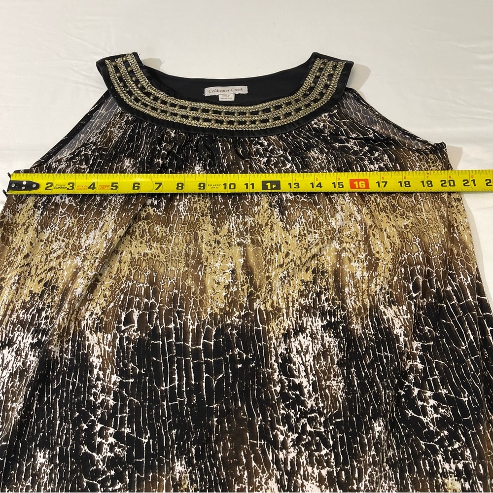 COLDWATER CREEK DRESS , size M 10/12 , good condition, preowned - Picture 3 of 4